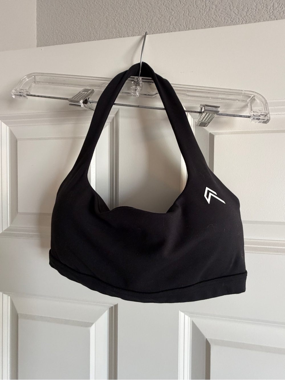 Black Halter Sports Bra